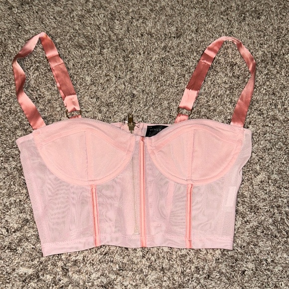 White fox corset top - Picture 2 of 2